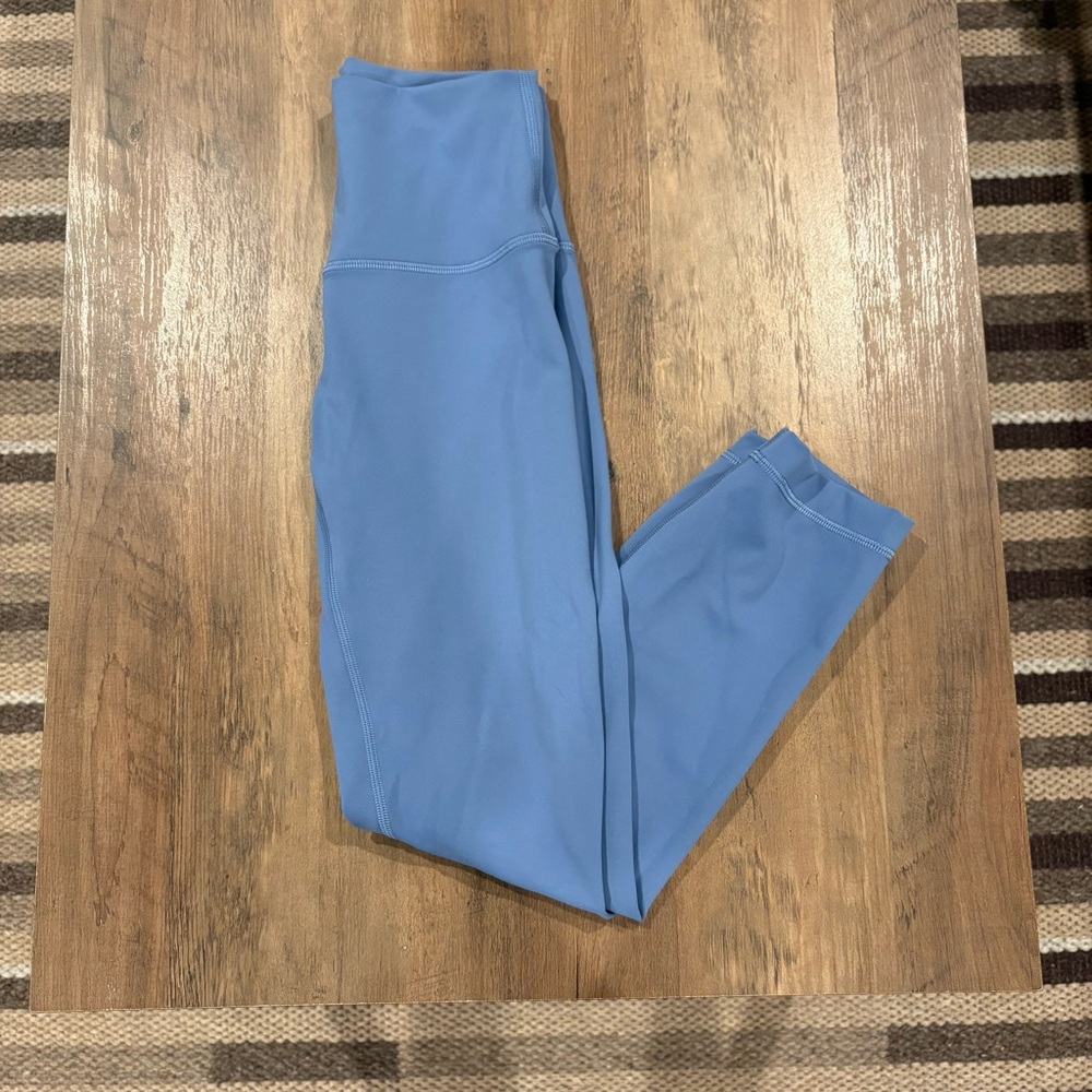 lululemon athletica wunder train 23” Blue Leggings
